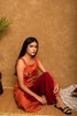 Orange Red Strap Top & Palazzo Pant Set